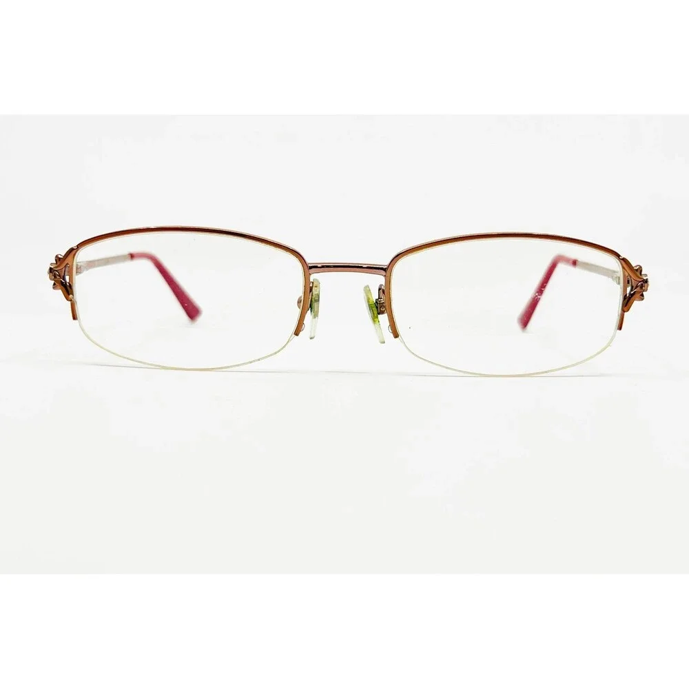 Vogue Eyeglass Frames Womens Bronze Semi Rimless VO 3850-BI 756 50-18-135